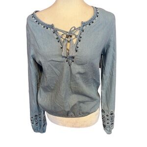 NWT Aeropostale Peasant Blouse SP